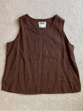 FLAX linen tank